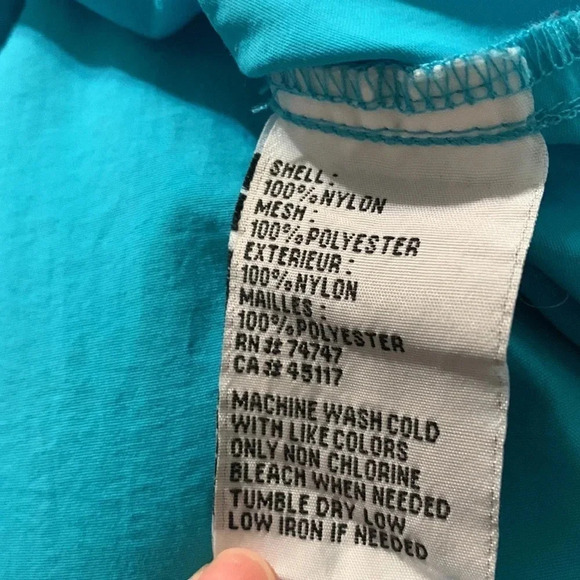 WORLDWIDE Sportsman size 2XL button down shirt, turquoise - Picture 3 of 5